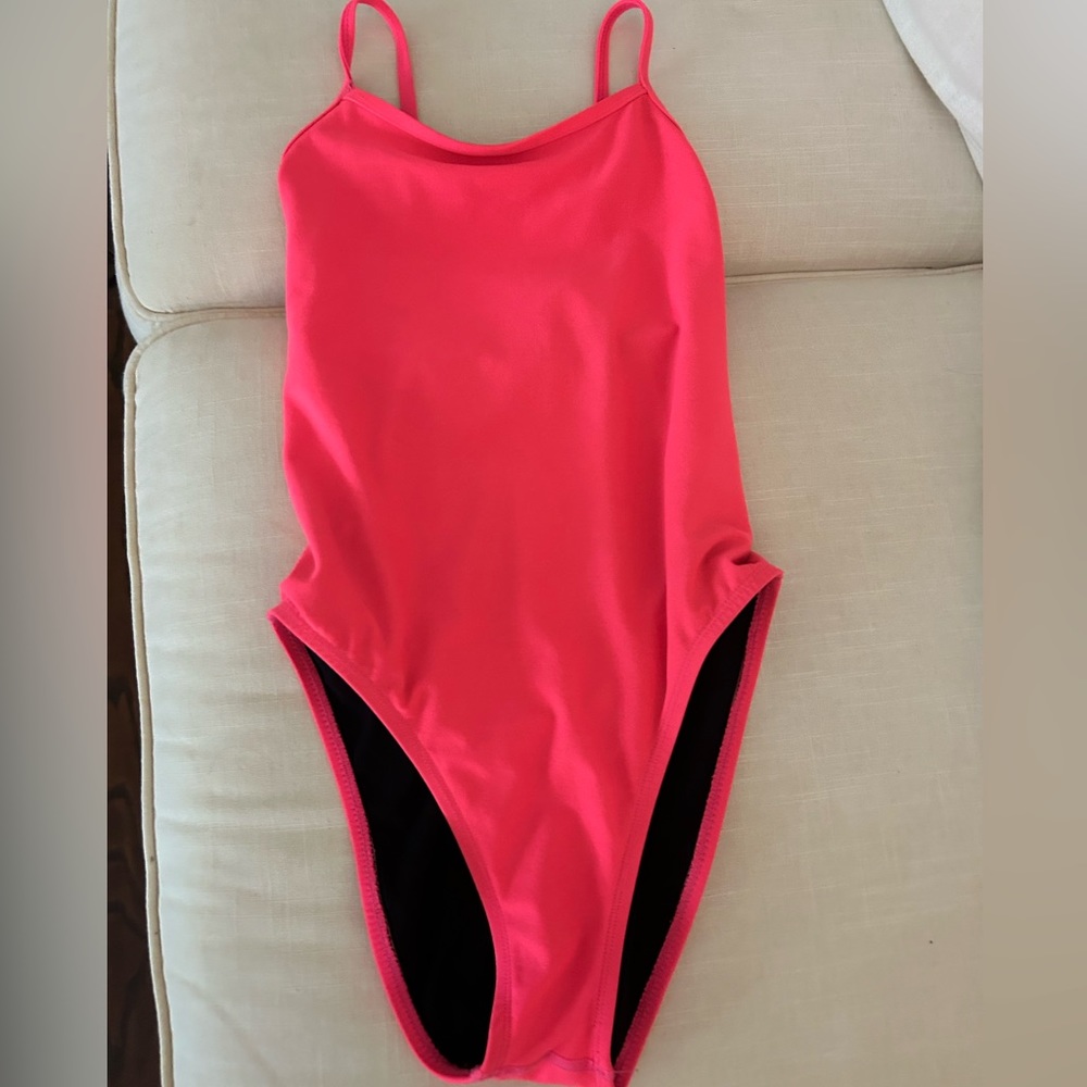 Jolyn Brandon Hot Pink One Piece Swimsuit Size 32